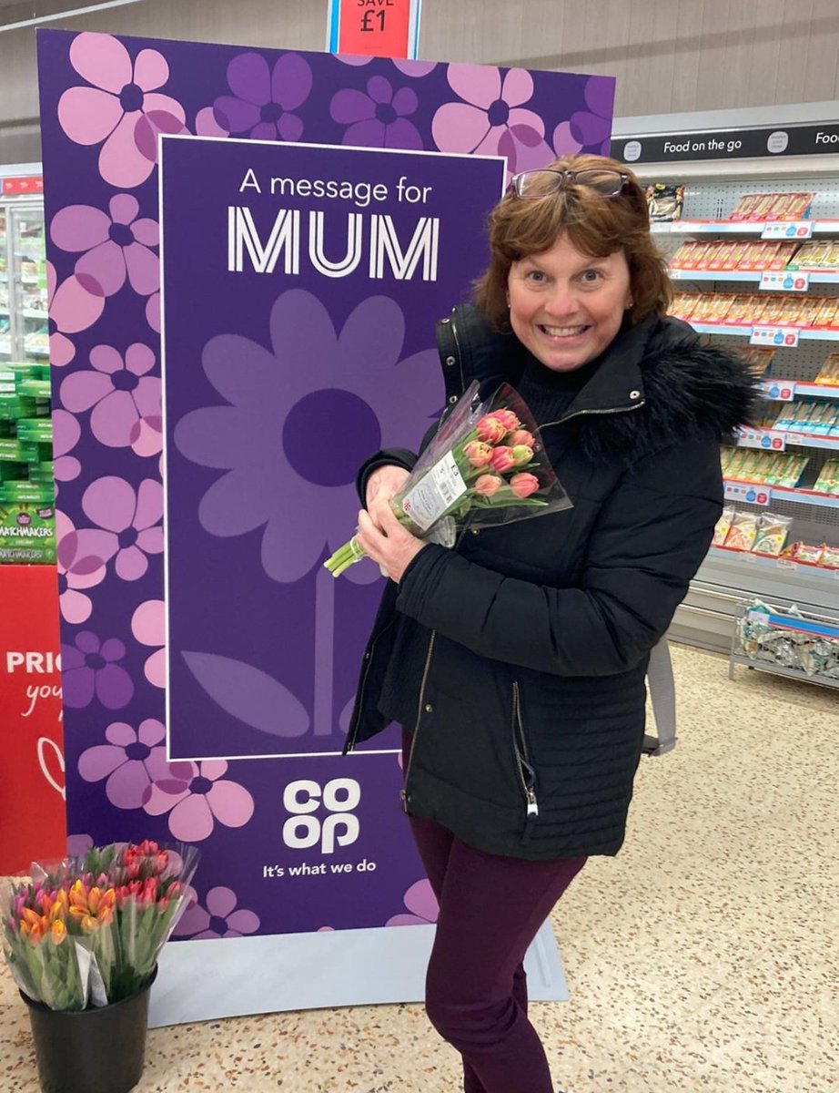 Great day at Waterloo Co-op store! We're celebrating and remembering all mums in the lead up to Mother's Day, highlighting the benefits of being a Co-op member and the good it does in local communities 🙂 <a href="/coopuk/">Co-op</a> #MothersDay <a href="/EgletonKaren/">Karen Egleton Co-Op Member Activator</a> <a href="/Ozymandias27/">Stephen Thomas</a> <a href="/ailsacoop/">Ailsa Wright</a> <a href="/CoopFayB/">Fay Bowden</a>