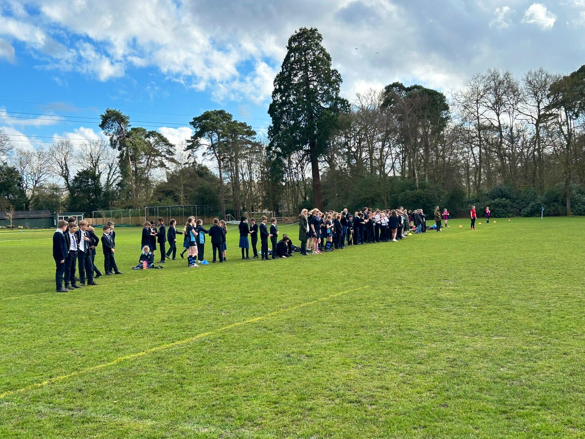 FfleetSport's tweet image. After a nerve wracking afternoon the 1st XI Girls’ have progressed through to the next round of the @sistersnsport National Football Cup. Great to have so many pupils and staff out supporting in the sunshine.