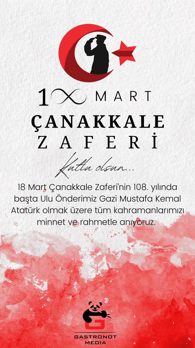 gastronottv's tweet photo. #18MartÇanakkaleZaferi kutlu olsun. https://t.co/5vCRL82ITf