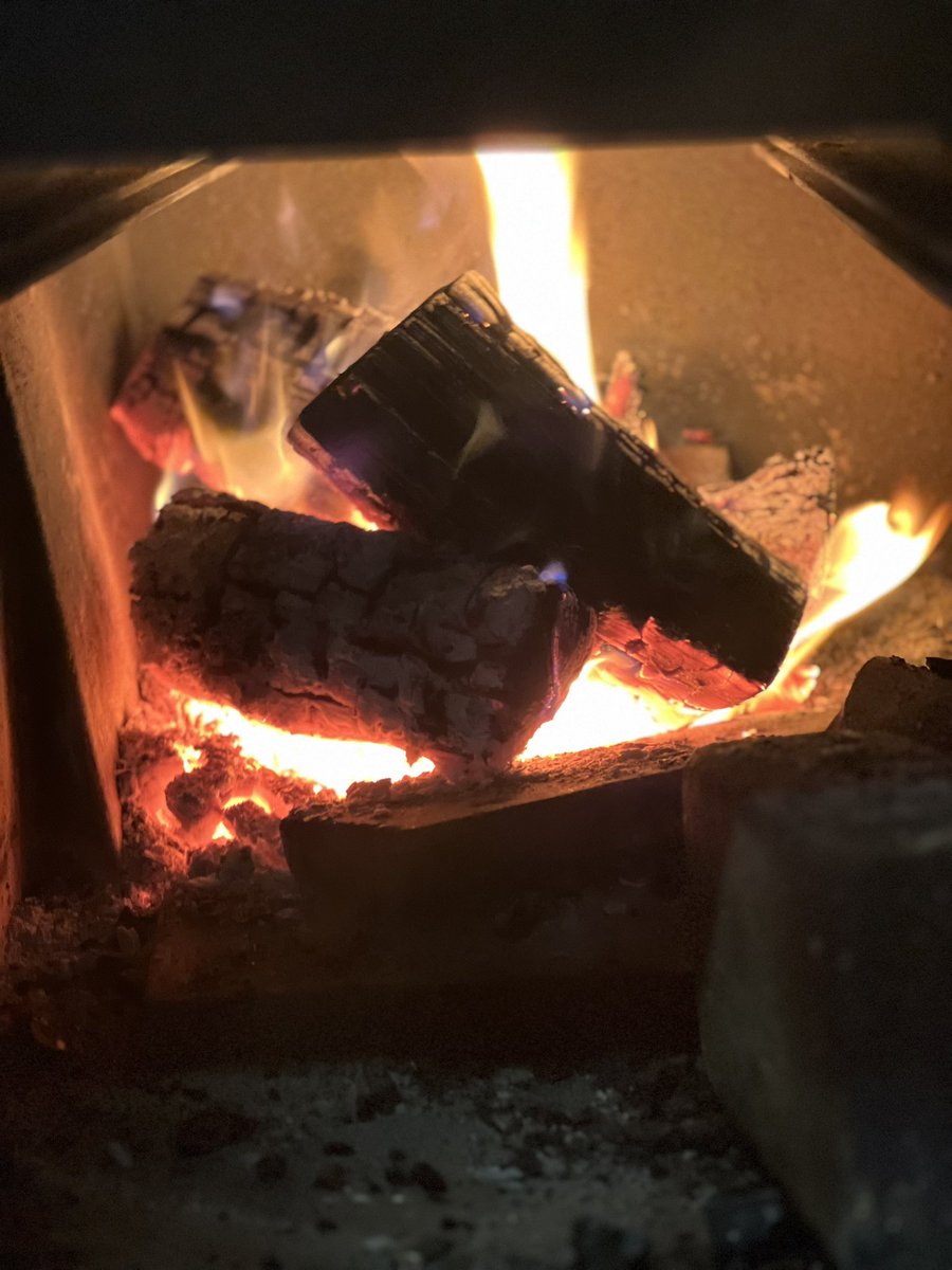 We’re cooking with…wood.