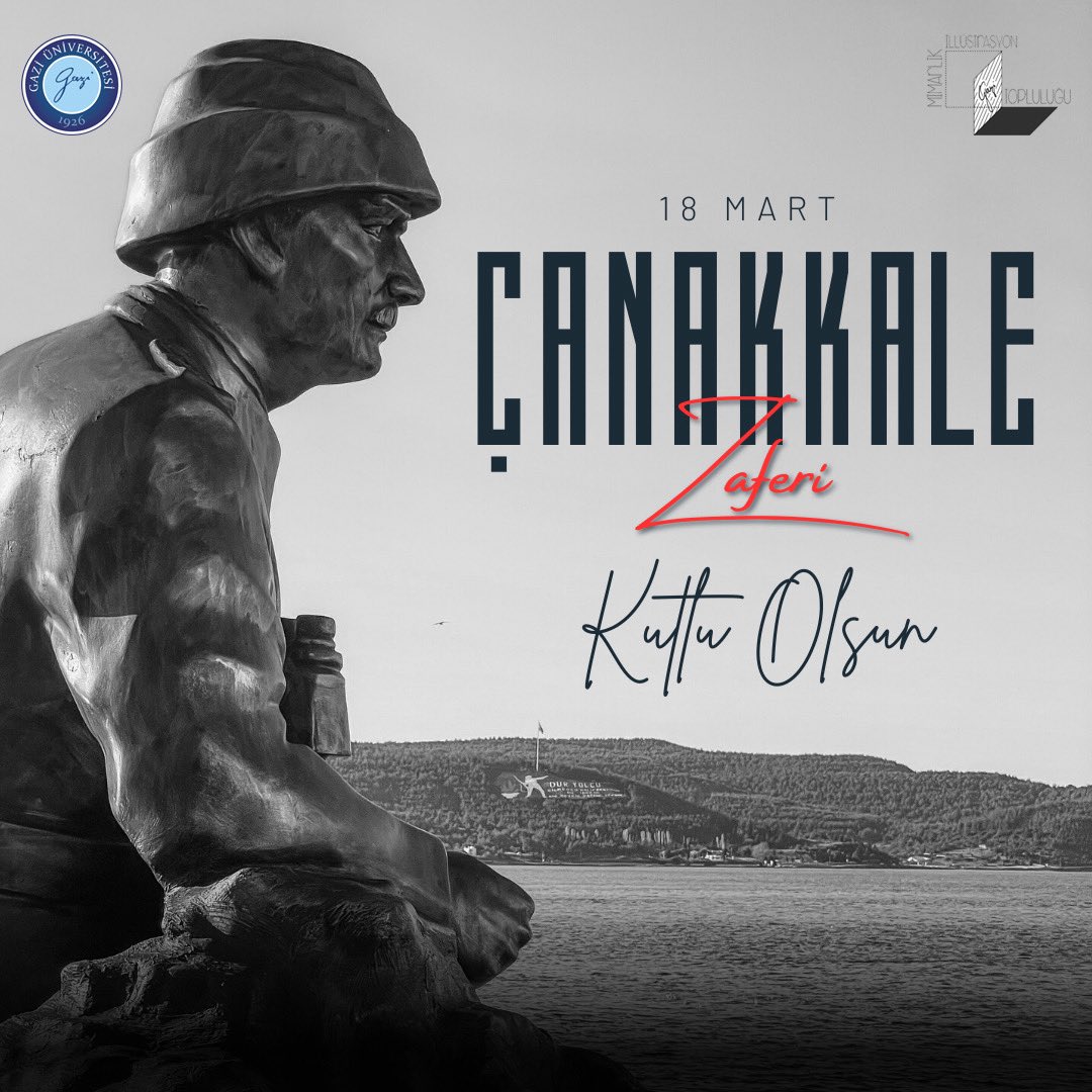 ‘Çanakkale Geçilmez’ gerçeğini tüm dünya milletlerinin hafızasına kazıyan başta Gazi Mustafa Kemal Atatürk ve silah arkadaşları olmak üzere, ebediyete intikal eden bütün şehitlerimizi rahmetle, şükranla ve minnetle anıyoruz.🙏🏻