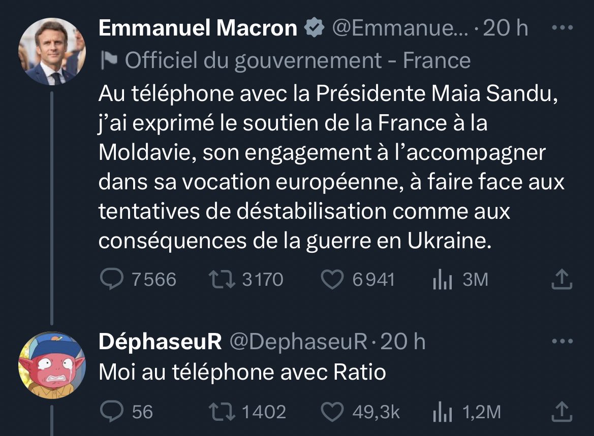 DephaseuR's tweet photo. Mettre un 49,3 à Macron ✅ https://t.co/wsMYK2B414