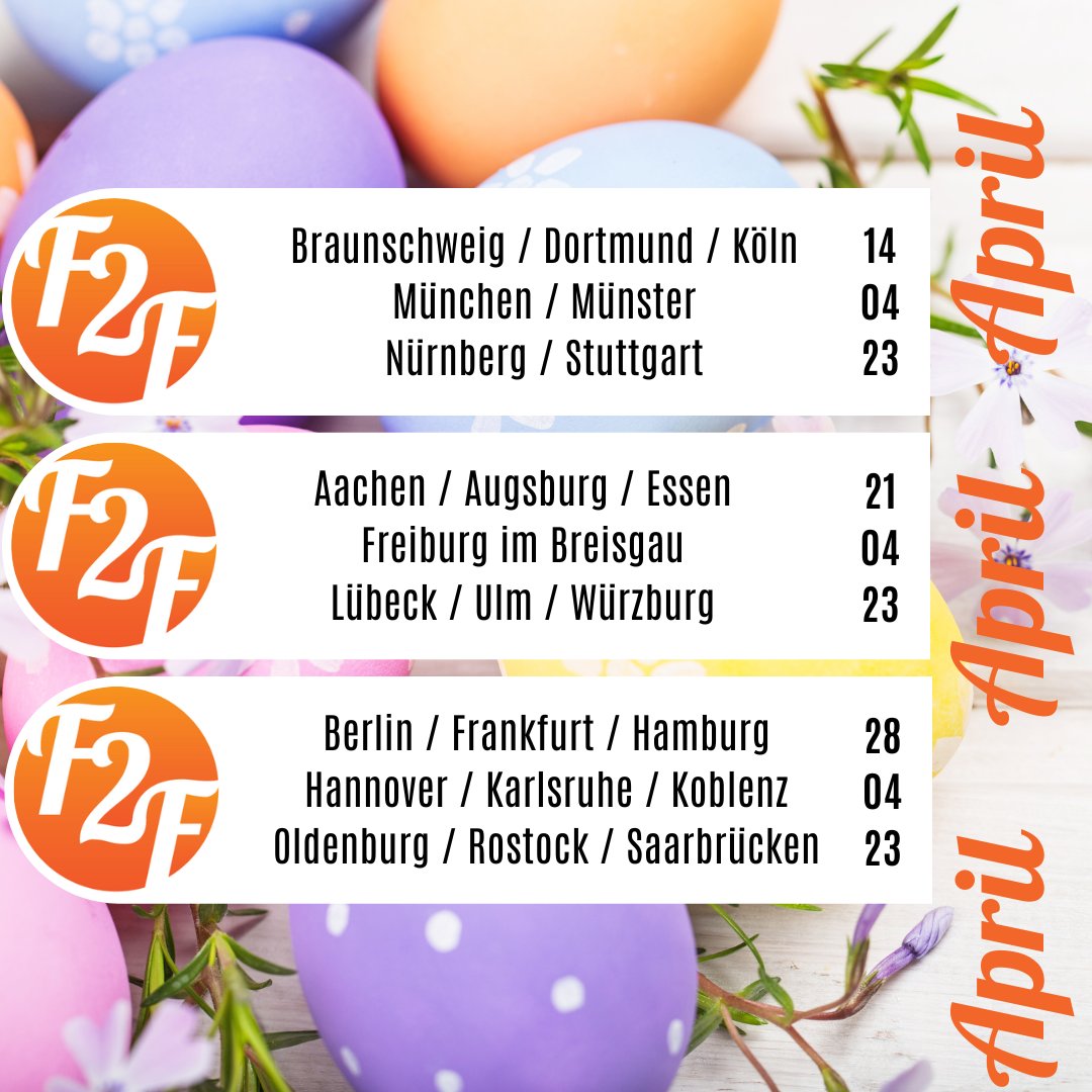 F2Fdating's tweet photo. https://t.co/yg8C3dXShv 
#Braunschweig #Dortmund #Köln #München #Münster #Nürnberg #Stuttgart #Aachen #Augsburg #Essencity #FreiburgimBreisgau #Lübeck #Ulm #Würzburg #Berlinevents #FrankfurtamMain #Hamburgcity #Hannover #Karslruhe #Koblenz #Oldenburg #Rostock #Saarbrücken https://t.co/rVRMLcWNV6