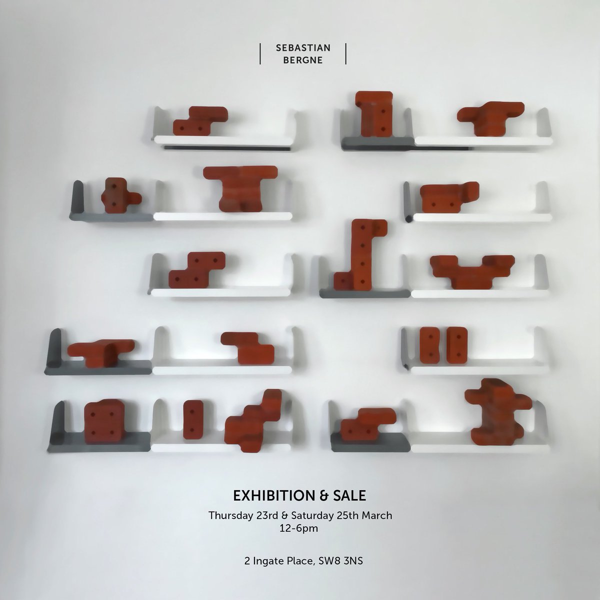 We are turning a page and moving to a new space in west London. 

To mark the end of our time at Ingate Place, we are showing a couple of personal projects And an archive sale of pieces going back some years at super low prices. We will literally be giving some things away!