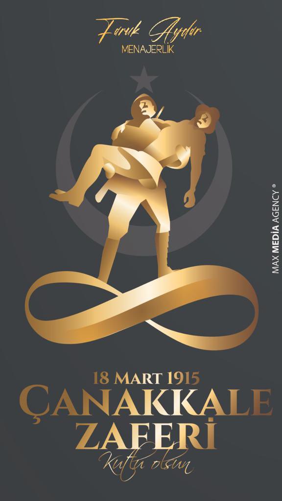 18 Mart Çanakkale Zaferi ve Şehitleri Anma Günümüz kutlu olsun.
 #18Mart #18Mart1915 #ÇanakkaleZaferi #ŞehitleriAnmaGünü
