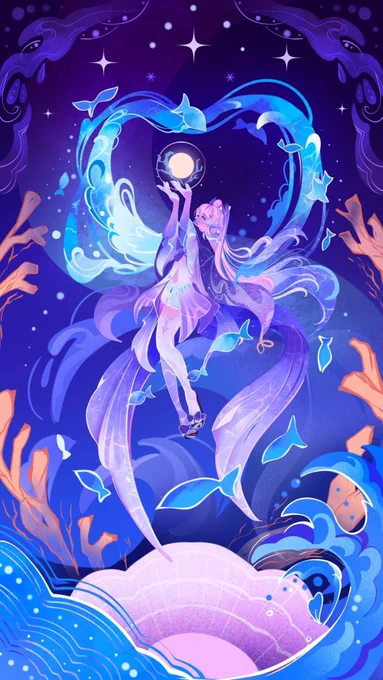 I think it is these two my artworks because I see so much reposts  