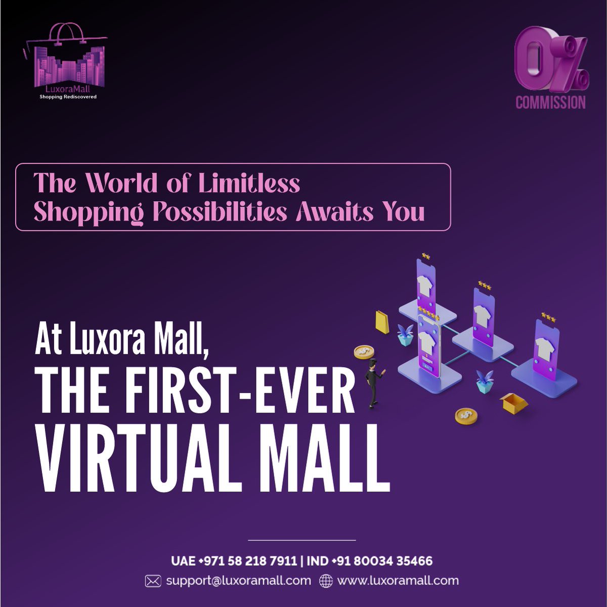 A real shopping experience from your home, office or anywhere in the world and access to fashion across the globe. The real best of both worlds.
.
.
.
.
#luxoramall #virtualreality #onlineluxuryshopping 
#mensshopping #virtualexperience #realityvirtual #metaversegeneration #viral