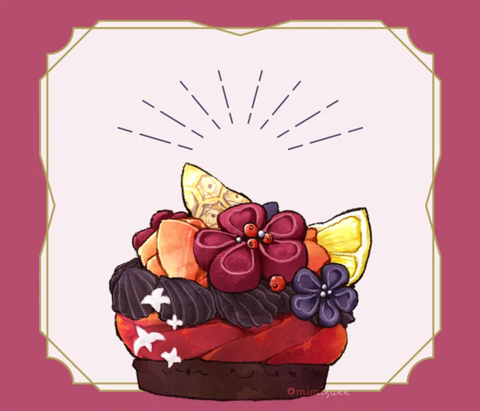 推しのおやつ化企画③FGO/葛飾北斎 