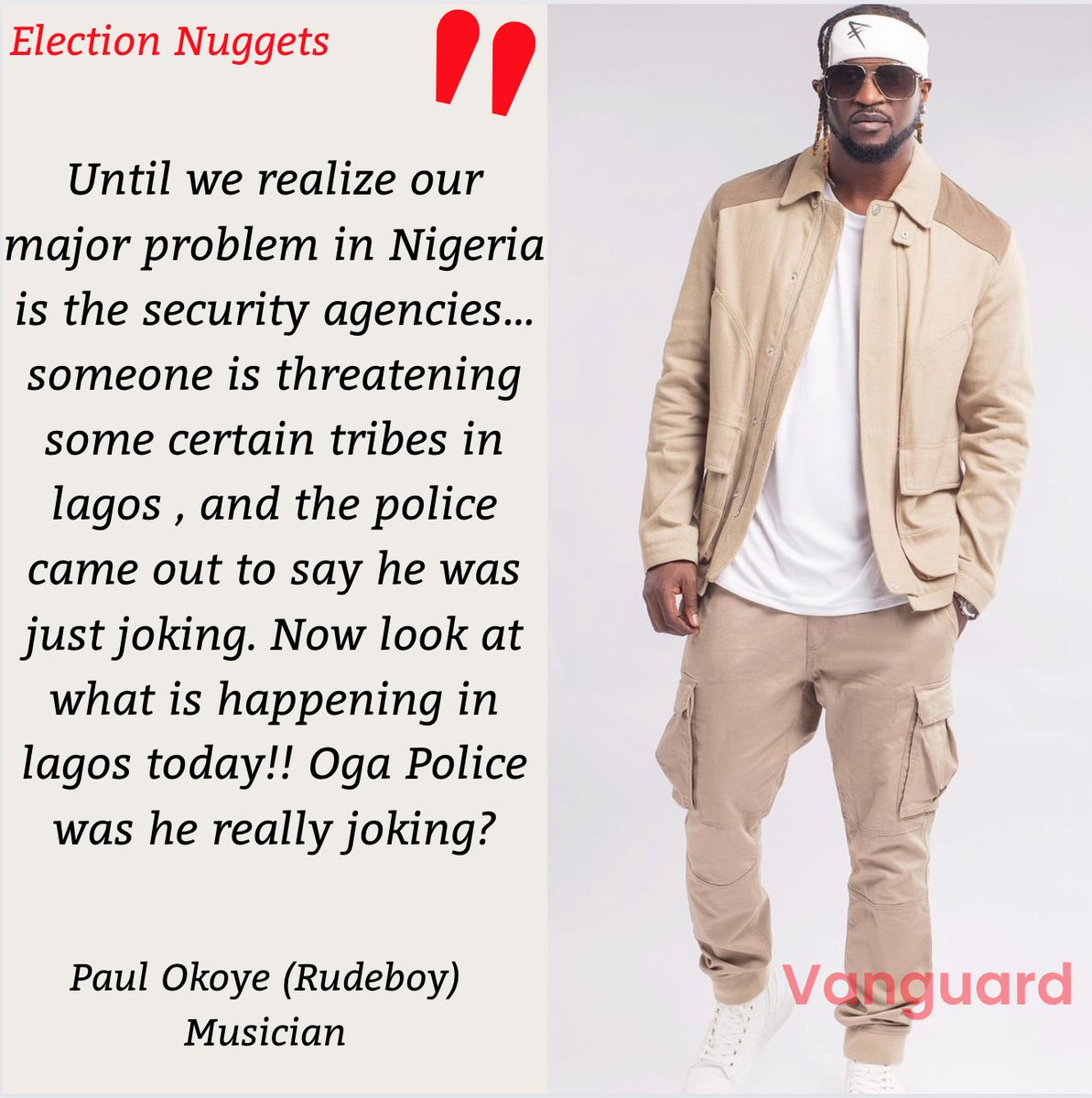 Election #paulokoye #psquare #governorshipelection #2023election #vanguardnewspapers #nigeriadecides #electionnuggets