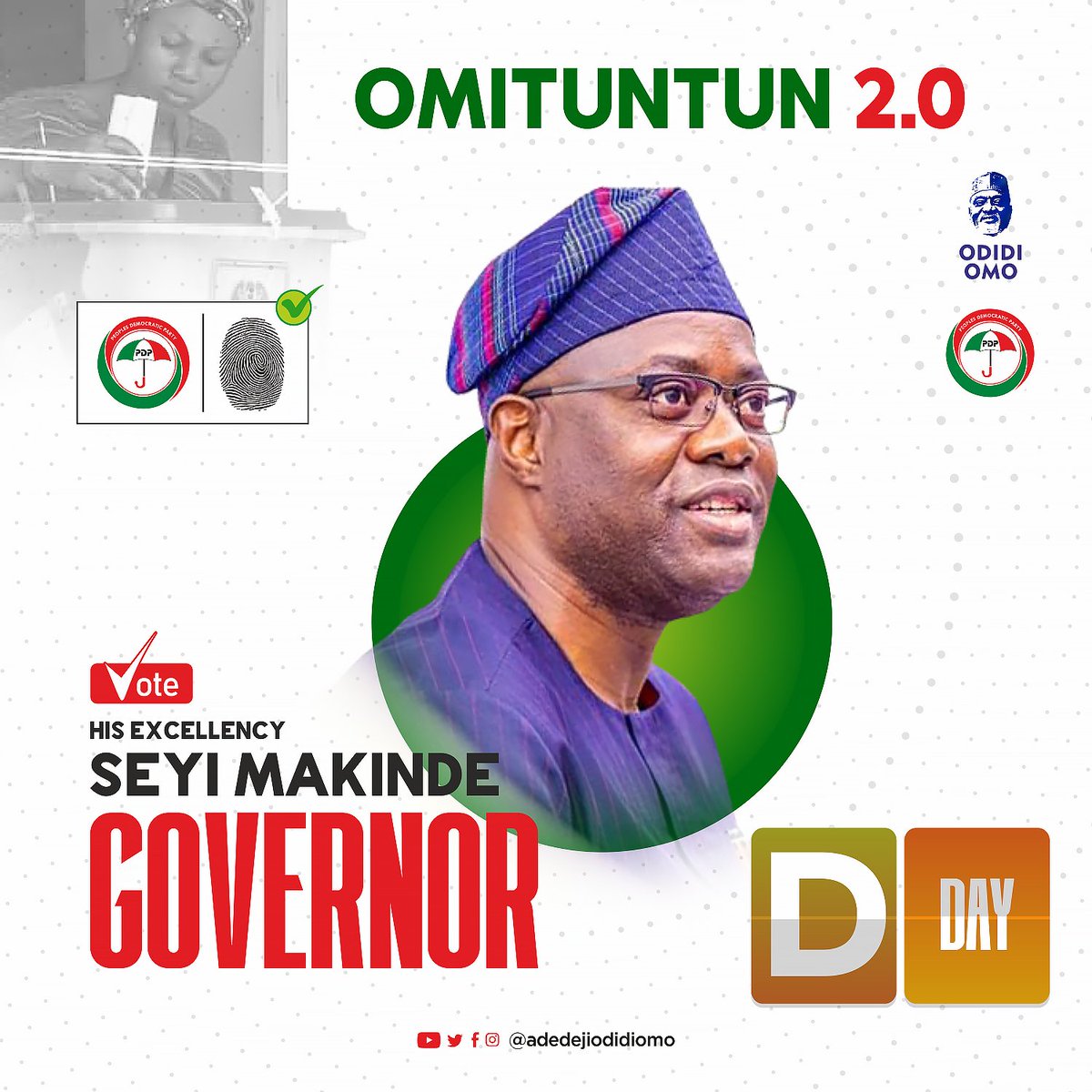 AdedejiOdidiOmo's tweet photo. Today is the day the Lord has made, we will rejoice and be glad in it.

In God we trust today. 

@seyi_amakinde 

#seyimakindevolunteer 
#seyimakinde 
#ibadannorthwest 
#ibadansouthwest 
#odidi4secondterm 
#odidiomo https://t.co/6YXQXWqZL2