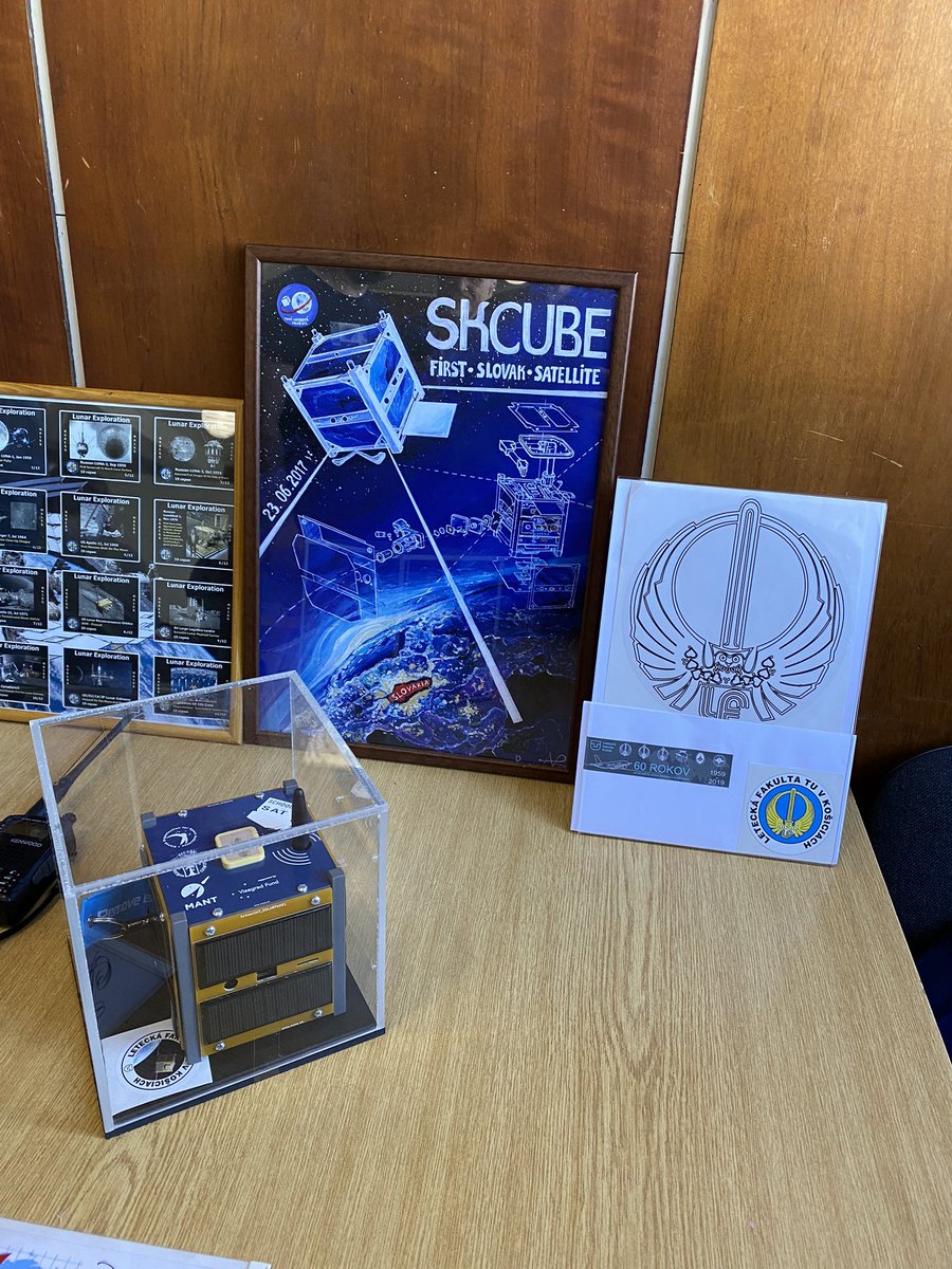 MarekPolak73's tweet photo. Today’s #hamradio session in #kosice #slovakrepublic #skcube #grbalpha #satcube #schoolsat #om8grs #leteckafakulta https://t.co/H1i7M3Q4Hs
