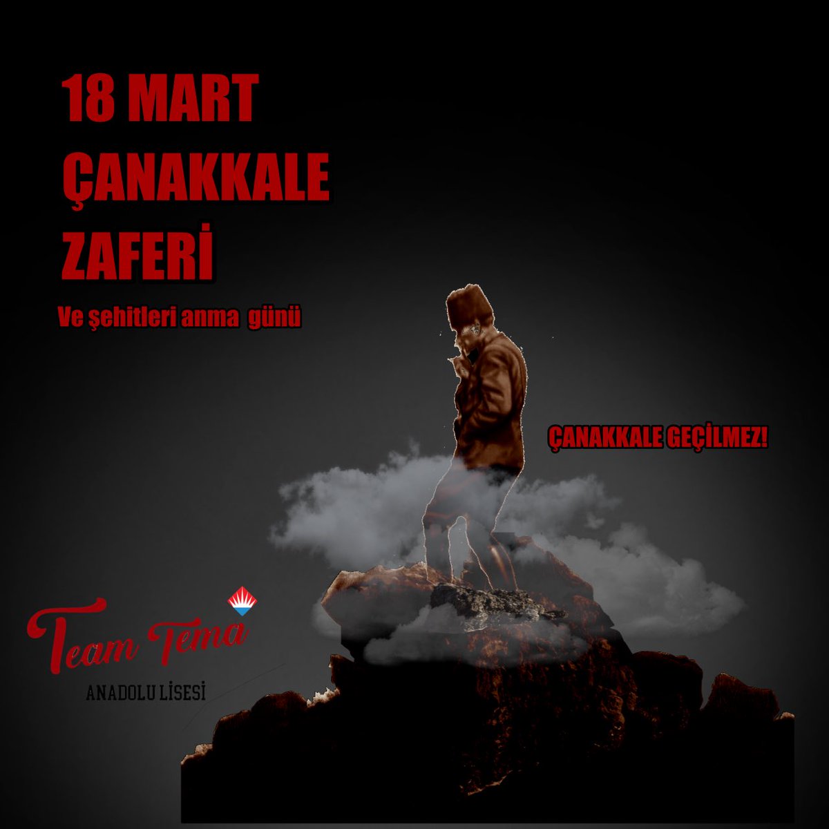 Team Tema,18 Mart Çanakkale Zaferini kutluyor aziz şehitlerimizi minnet ve saygıyla anıyoruz