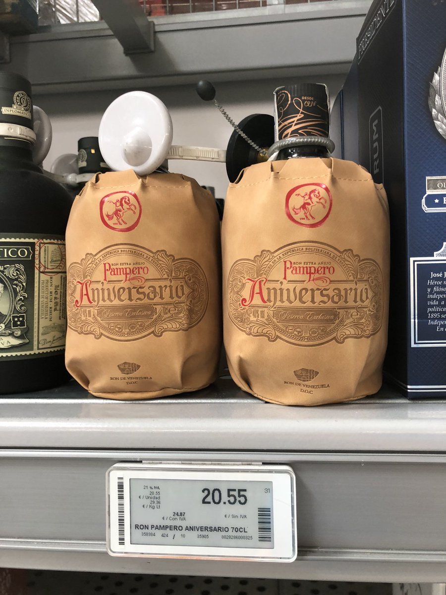 hardrichfx's tweet photo. Ron pampero aniversario:

Licores mundiales (Caracas) ///// Makro (Barcelona, España)

Que alguien me explique https://t.co/og8lJHN2f6