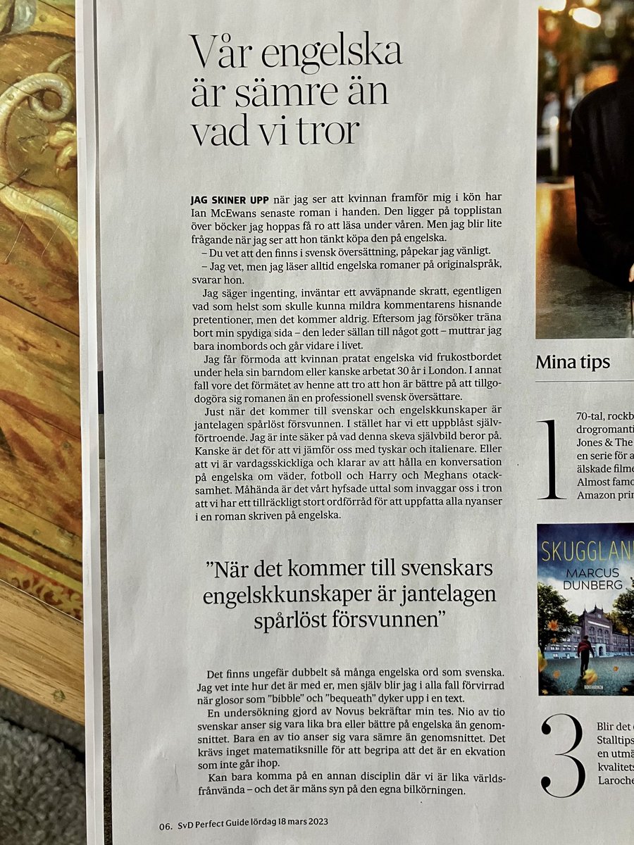 sennerdal's tweet photo. Tack Hugo Rehnberg! Fram för fler bra översättningar! Tänker på all den kurslitteratur på engelska som jag har läst. Förståelsen blir ungefär eller nästan. Dimensioner i texten går förlorade när man inte läser på sitt eget språk. https://t.co/jxM7SV4zjG