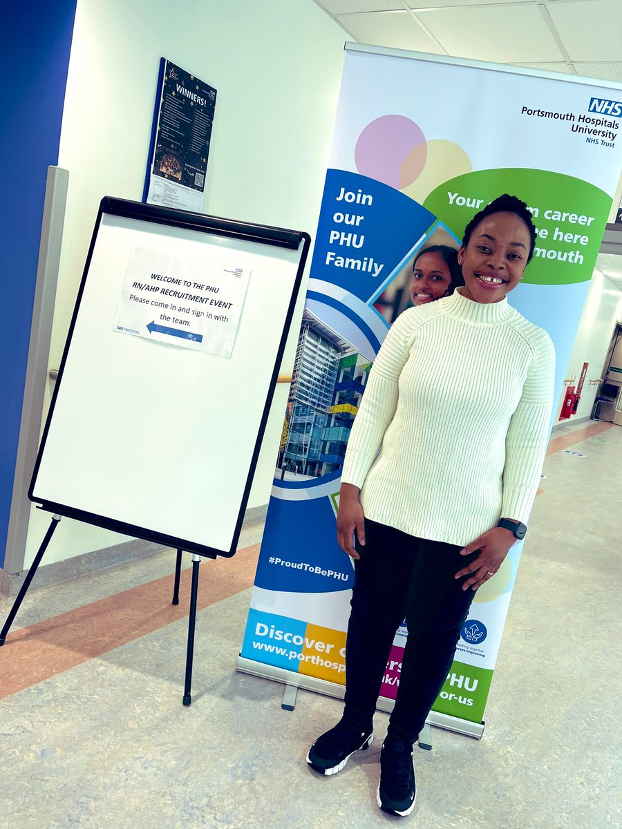 PHU Nursing Workforce Team (@phuworkforce) on Twitter photo Our Open day recruitment event has started, Gloria is our first candidate 🤩Come and join us today to hear more about the great possibilities we have here at <a href="/PHU_NHS/">Portsmouth Hospitals University NHST</a> #oneteam <a href="/PHURecruitment/">IWT & PHU Recruitment</a> <a href="/SueWierzbicki/">sue wierzbicki</a> <a href="/tracycassar12/">Tracy Cassar Senior Workforce Sister PHU</a> <a href="/A_HutchingsPHU/">Annette Hutchings</a> <a href="/ReutLaura/">LauraReut</a> @LizRix_PHU @TinaHetheringto Our Open day recruitment event has started, Gloria is our first candidate 🤩Come and join us today to hear more about the great possibilities we have here at <a href="/PHU_NHS/">Portsmouth Hospitals University NHST</a> #oneteam <a href="/PHURecruitment/">IWT & PHU Recruitment</a> <a href="/SueWierzbicki/">sue wierzbicki</a> <a href="/tracycassar12/">Tracy Cassar Senior Workforce Sister PHU</a> <a href="/A_HutchingsPHU/">Annette Hutchings</a> <a href="/ReutLaura/">LauraReut</a> @LizRix_PHU @TinaHetheringto