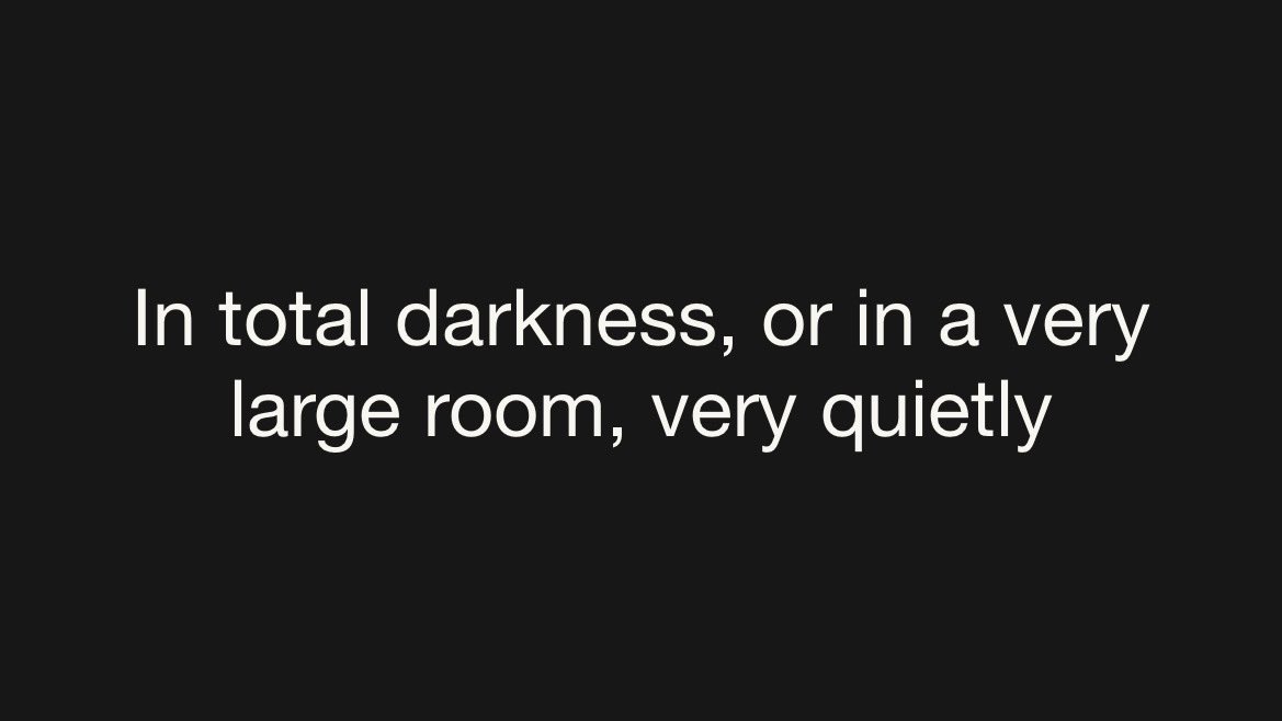 hipgnosisart's tweet photo. In total darkness, or in a very large room, very quietly #ObliqueStrategies #saturdayvibes #CreativeInspiration #LateralThinking #IntuitiveThinking  #DesignThinking #MindsetShift  #BreakConventions #Creativity #Inspiration #saturday 
https://t.co/fxBnwWXKu9 https://t.co/XXJfZ4tZYJ
