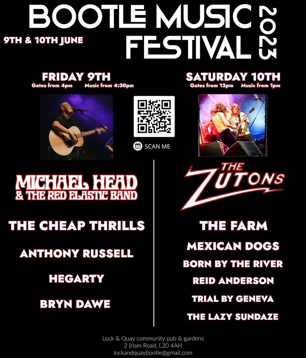 BMF2023 - Main Stage Line Up CONFIRMED!!🥳

More acts to be announced for the Acoustic Stage - watch this space... DON'T MISS THIS ONE - Full capacity expected so no guarantee of ANY gate sales!!!🙏

Tickets available HERE -
skiddle.com/festivals/boot… 

#bmf2023 #bootlemusicfestival