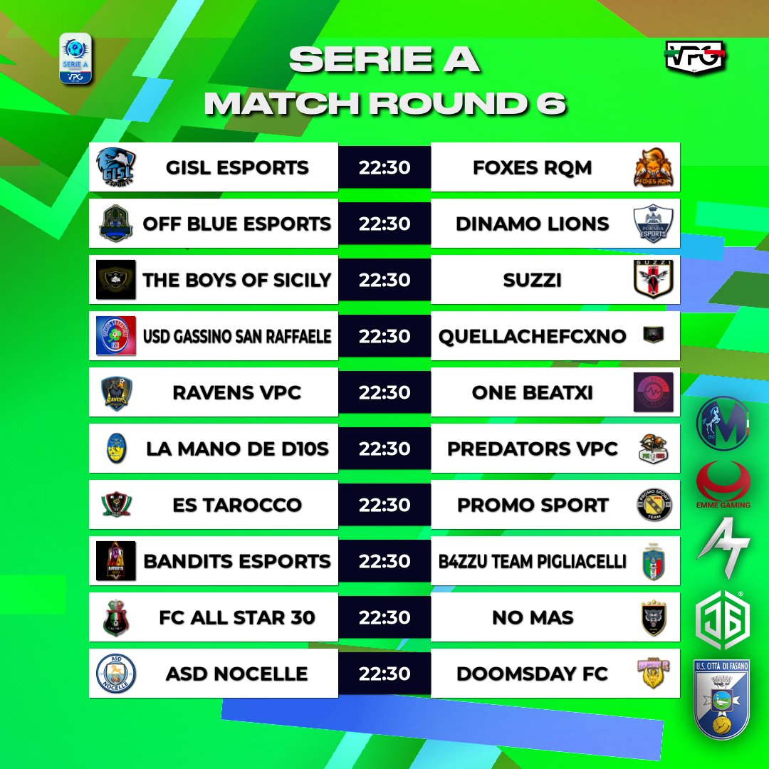 VPGItaly's tweet photo. Giornate campionato #PS4 https://t.co/qq0zJZu6Hq