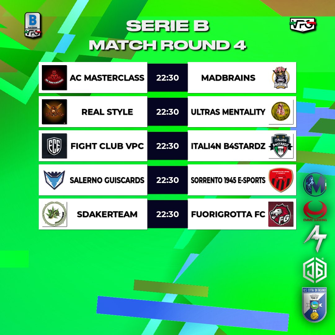 VPGItaly's tweet photo. Giornate campionato #PS4 https://t.co/qq0zJZu6Hq