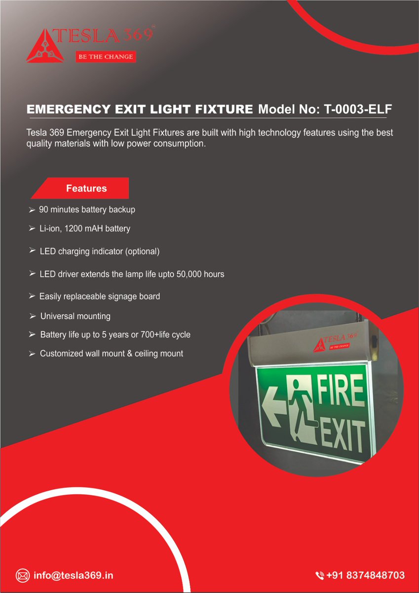 tesla369sign's tweet image. We guide for proper and safe exit

#shinewithsign
#emergencyexit
#ledlightfixture