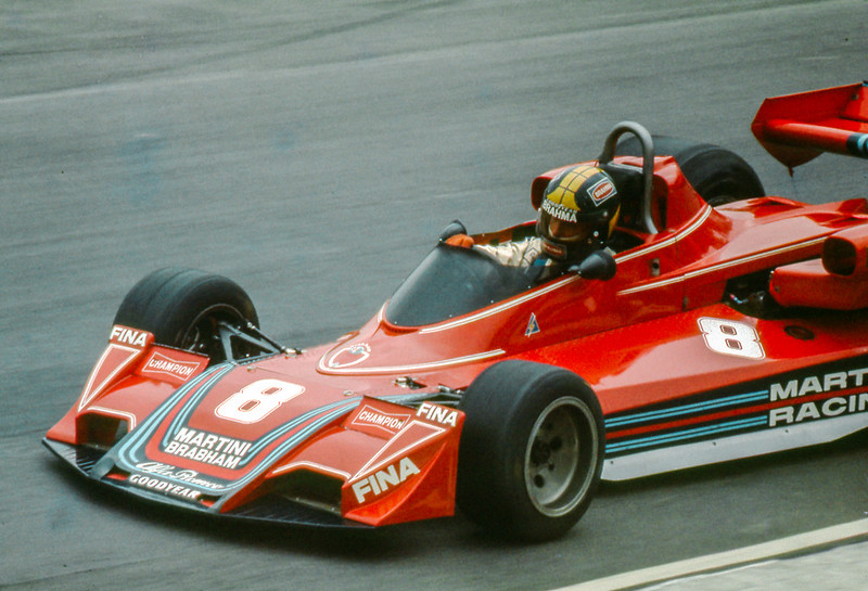 AutoTradition's tweet photo. Photo by Tim Marshall, Brands Hatch 1976. Carlos Pace sadly died on this day in 1977. #CarlosPace #Pace #Moco 🇧🇷🏁 https://t.co/fvVIGtkGCr