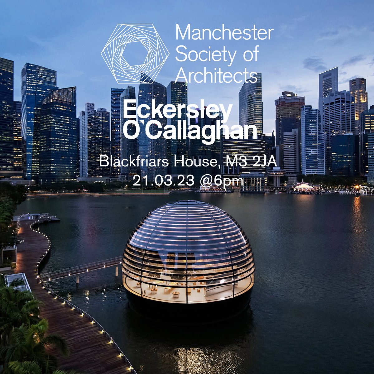 Join us on Tuesday 21st March for a talk from Brian Eckersley, structural engineer and co founder of Structural and Facade Engineering practice Eckersley O'Callaghan. Tickets are £5 and are limited. Date: 21.03.22 / 18:00 lnkd.in/eDznFCjJ