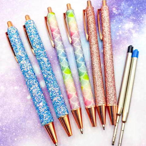 Glitter Metal Ballpoint Pen (&amp; Refills)

kawaiisquirrel.co.uk/collections/sp…

#kawaii #ballpoint #glitter #SmallBiz #stationery #Sales #Mermaid #refill #writing #giftideas #rainbow #pen #happypost #supportsmallbusiness