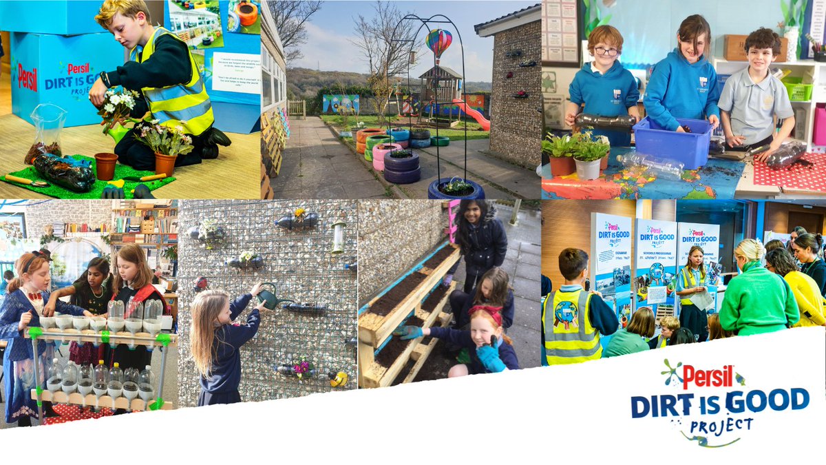Persil UK & Ireland (@persiluk) on Twitter photo Today is #GlobalRecyclingDay!🌍
On the #DirtIsGoodProject, Changemakers from <a href="/stgerardsbangor/">stgerards</a> transformed their school playground into a garden by recycling materials such as old tyres, water bottles, & wooden pallets.
dirtisgoodproject.com/uk/the-good-st… <a href="/FutureFound/">Future Foundations</a> <a href="/globalactplan/">Global Action Plan</a> Today is #GlobalRecyclingDay!🌍
On the #DirtIsGoodProject, Changemakers from <a href="/stgerardsbangor/">stgerards</a> transformed their school playground into a garden by recycling materials such as old tyres, water bottles, & wooden pallets.
dirtisgoodproject.com/uk/the-good-st… <a href="/FutureFound/">Future Foundations</a> <a href="/globalactplan/">Global Action Plan</a>