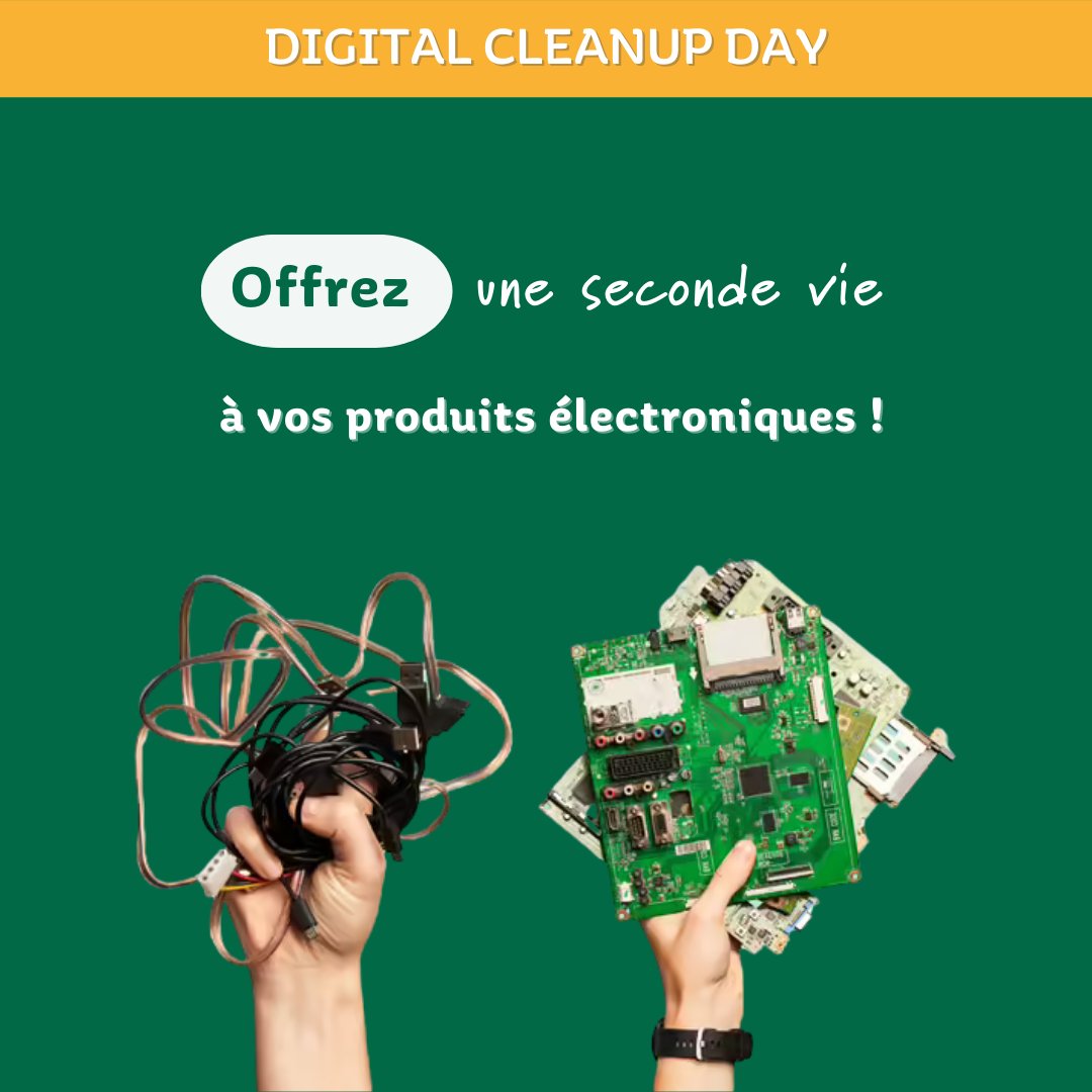 C'est le Digital Cleanup Day ! Cette journée incite la population à offrir une seconde vie aux équipements numériques usagés. 

Une initiative que Manutan Collectivités encourage avec son service de collecte et revalorisation de produits électroniques.

➡️ bit.ly/3Tx8XkZ