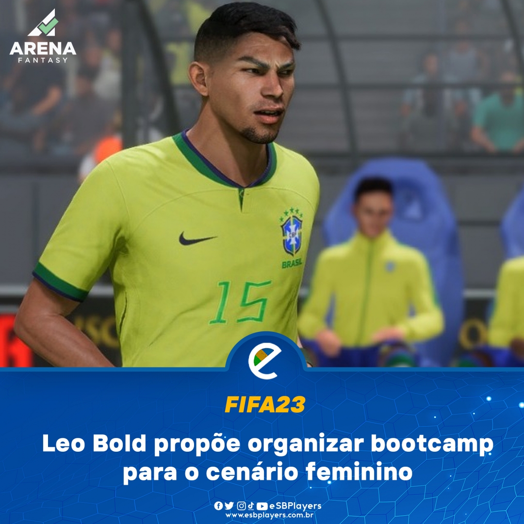 gruplayesports's tweet photo. O coach e streamer @LeoBold_ levantou a possibilidade de um bootcamp para as players femininas e o assunto rendeu só coisas positivas. 

▶ https://t.co/oe8AtrSPKC

#eSBPlayers #FIFA23 https://t.co/Ld1wTh83Ig