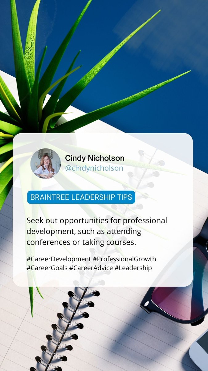 Invest in your future and expand your knowledge. Seek professional development opportunities. 

Head to braintree.net.au/products-%26-s… for more #careergoals and discover how you can have #continuouslearning with Braintree.

#Braintree
#CareerDevelopment
#ProfessionalGrowth