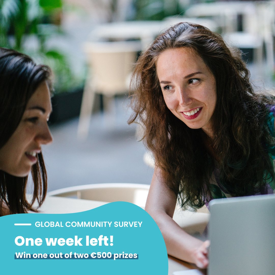 LAST WEEK to fill out our Global Community Survey. Are your innovative solutions helping to tackle complex global challenges? Tell us all about it! 🏆 If you're part of our community, take the survey & be eligible to win one out of two €500 prizes! survey.impacthub.net