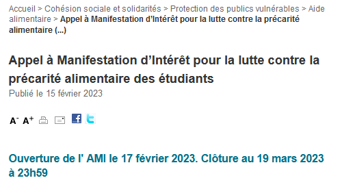 Aujourd'hui, finalisation de la réponse à l'appel à projet pour la lutte contre la précarité alimentaire des étudiants, pour l'association <a href="/OSoutient/">O'SEM - Orléans Soutient Les Étudiants Du Monde</a> 
#Repas1euro