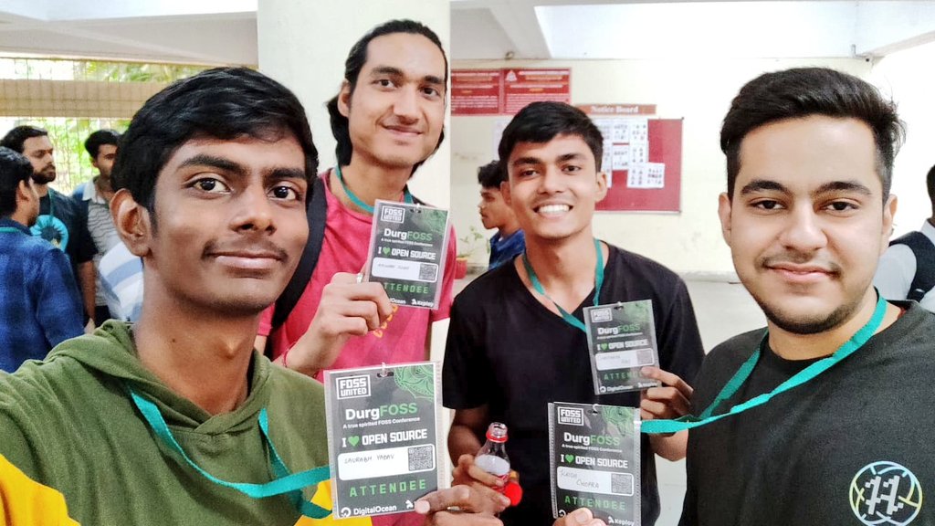 krishchopra22's tweet image. DurgFOSS is going well by now!
The insights shared by the distinguished speakers have undoubtedly enriched our knowledge in the field of open source. The panel discussion, in particular, have provided a wealth of valuable lessons✌🏻
#DurgFOSS #FOSSunited #Keploy #DigitalOcean