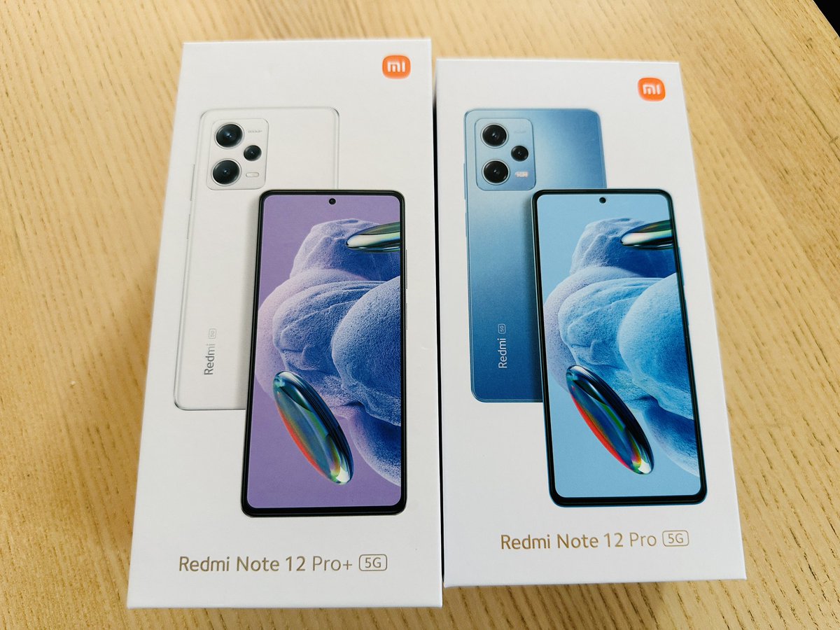 frankie_tech's tweet photo. @Xiaomi Note 12 Pro+ and Note 12 Pro Global versions in da house! Stay tuned for my full review on these budget beasts coming soon! 
#XiaomiNote12ProPlus #Note12Pro https://t.co/TBAsjIAXZL