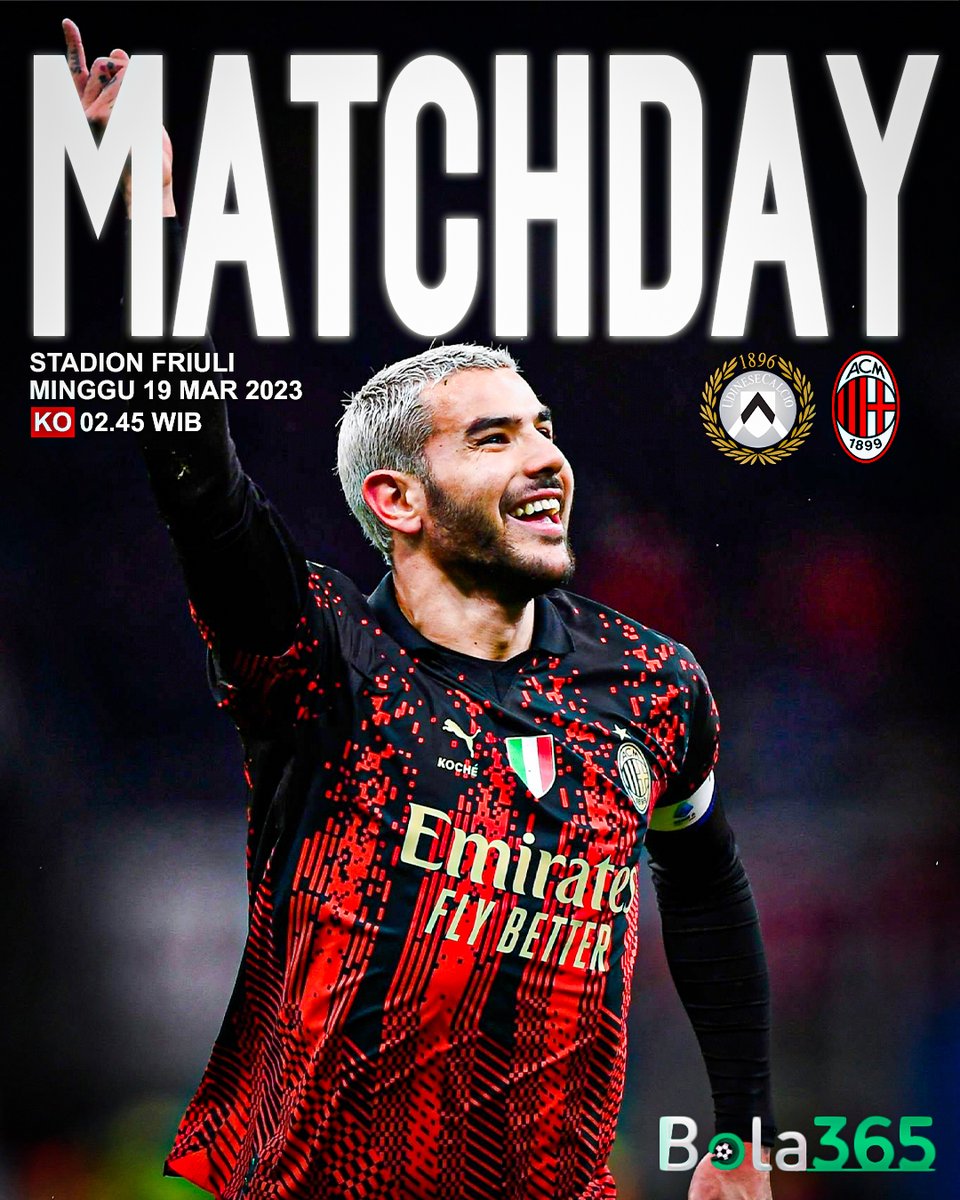 BOLA365_ID's tweet photo. 🔴MatchDay Serie A !
Udinese vs AC Milan
02.45 WIB

Situs bola terbaik dan terpercaya hanya di BOLA365 !
WD Berapapun pasti dibayar !
Link Daftar : https://t.co/DlkQ7WDekS
Informasi Tambahan :
https://t.co/XCZVkpI9ID

#Bola365 #MatchDay #SerieA #UdineseMilan https://t.co/nEO192Dwbc
