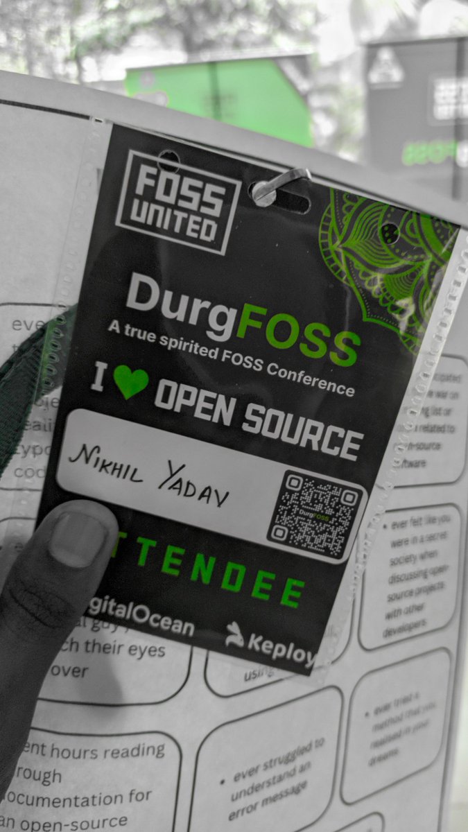 nickyadu10's tweet image. Jaldi jaldi #DurgFoss attend kar leta Fhir dosto ke samne cool banunga 🌚
.
.
@durgfoss #DurgFOSS #FOSSunited #keploy #DigitalOcean