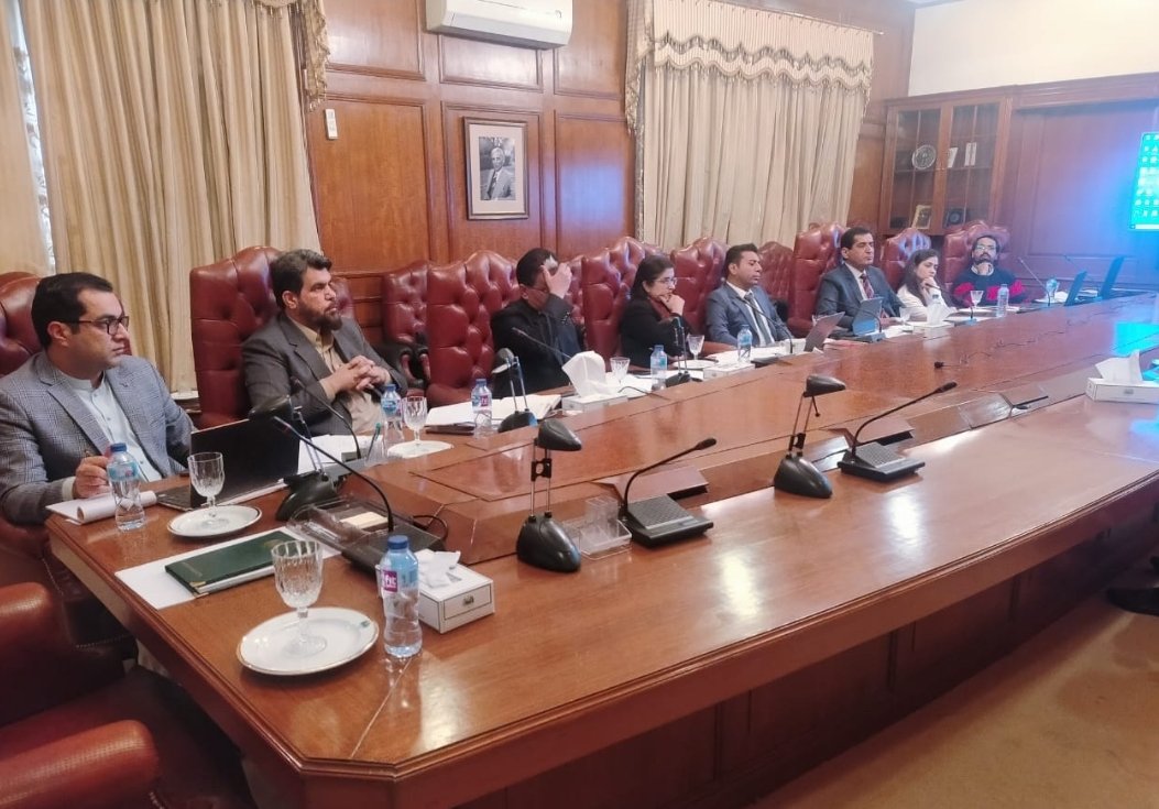 MajidBuhair's tweet photo. #SERVEYOURPEOPLE 

By the grace of ALLAH ALMIGHTY, interviews for 5 public sector universities have bn started today.

Search Committee includes Dr Asima Hyder (IBA), Dr Bika Ram, Dr Dost (LUAMS), Mr Rafiullqlah (Member Planning), Mr Dotani PS to Governor, Mr Majid Secy Colleges. https://t.co/8zIrv9s2ZH