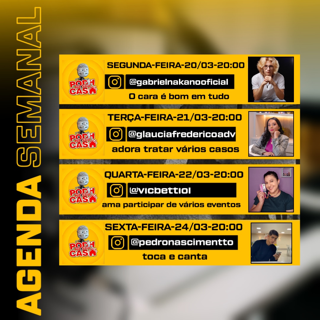 Podhofc's tweet photo. Vem com agente porque semana que vem promete 💛 https://t.co/gmFiYEYHVz