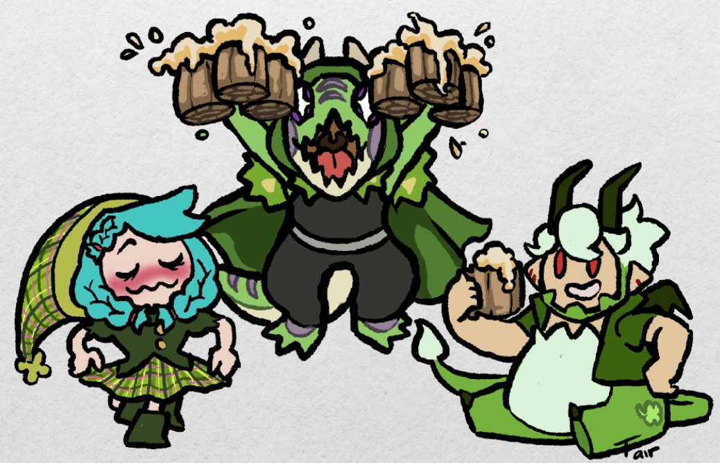 tairisinuse's tweet photo. Hope everyone had a great St Paddy's Day! 
We did Art!
@FourHitCombo @VixSkullz https://t.co/inUGRUDXO9