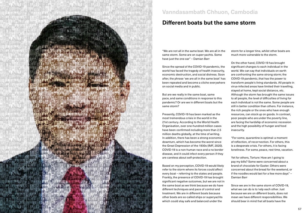 New publication from @aseforg by Asia-Europe young leaders reflects me bitter-sweet moments with ASEFYLS4 during the Pandemic. I penned about “Different boats but the same storm”, although COVID-19 situation is better, I hope it still relevance.

⬇️ Read: bit.ly/3TiFESS