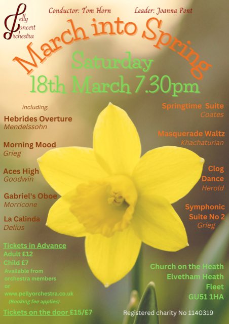 ConcertPelly's tweet photo. #Today #Elvetham #ChurchontheHeath #Orchestra #Concert
Next to Morrisons doors 6.45 pm tickets on door and online
https://t.co/yv0XoopoaD https://t.co/y9kV8SgCqu
