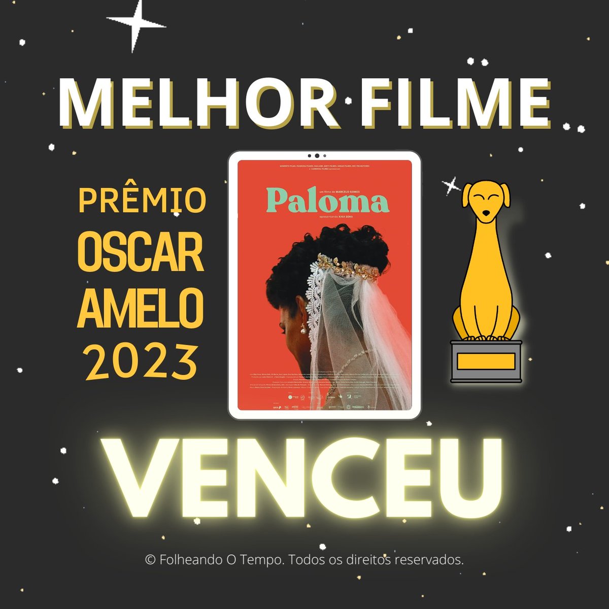 MulherTransArg's tweet photo. 🏆 VENCEDOR DO OSCAR-AMELO 2023

💐💒👰🏾 MELHOR FILME DO ANO: Paloma

🏆 ASSISTA COMPLETO O PRÊMIO: https://t.co/gDFduUkTCZ

© Folheando O Tempo. Todos os direitos reservados.

@sereiavulcanica @wesclabraga @budalira @wesclavasconce2 @casanemcasaviva

#oscaramelo #oscaramelo2023 https://t.co/PQNay46zdr