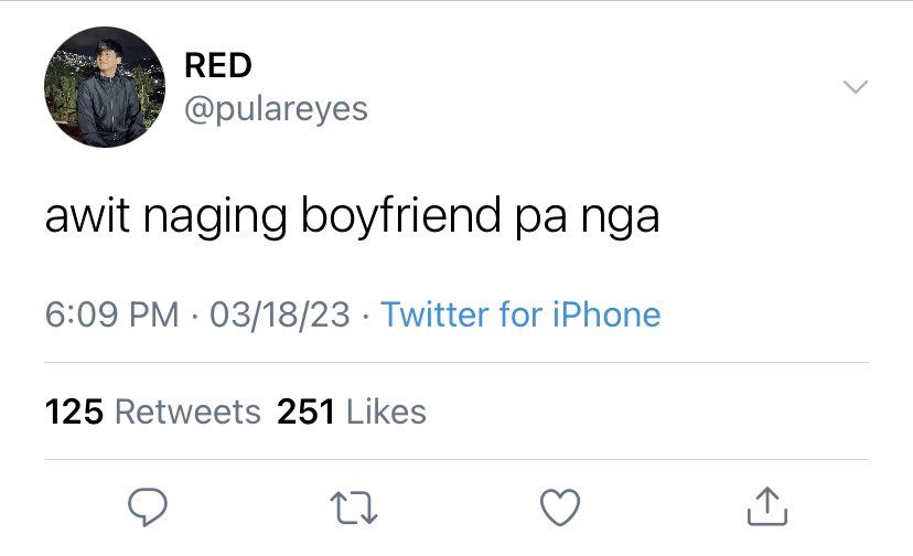 ahteneo's tweet photo. dantay 

— a #franseth au wherein; dawn randomly picks a photo on the internet to pretend that it is her boyfriend — red, the random guy in the photo that dawn posted. https://t.co/O3Lq0kc8Yf