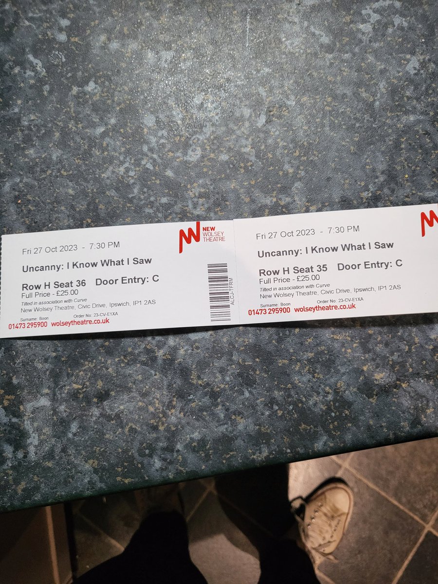 Just got my tickets @uncannypodlive @danny_robins  #excited  #bloodyhellKen