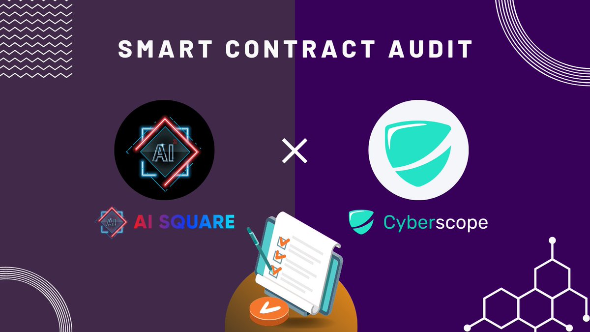 We are happy to announce that we have completed the smart contract audit.✔️

👉Check out the full audit report here: github.com/cyberscope-io/…

🌐ai2.club

#SQUARE #Ai2 #BSC #BNB  #Binance #BNBChain #Trading #Crypto #Blockchain #Audit