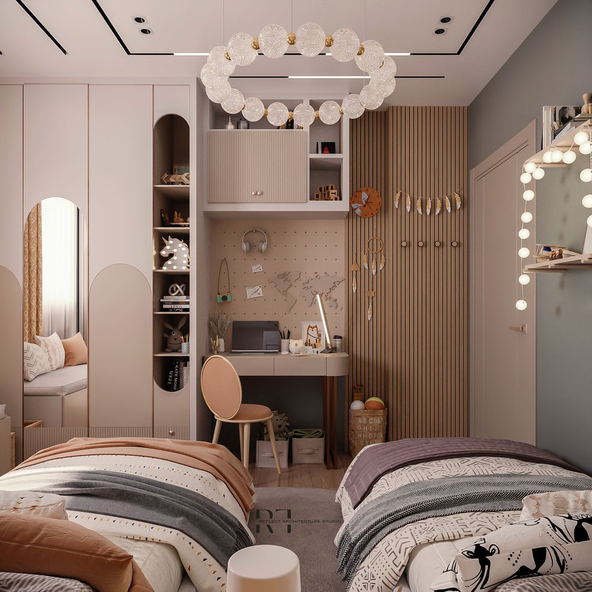 ReflectStudio4's tweet photo. " Kids Bedroom Design​"
​#renderlovers #bedroom #bedroomdesign #bedroomdecor  #interiordesign #interiordesigner #ksa #saudiarabia #emirates #uae #inspiration #moderndesign #kidsbedroom #kidsbedroomdecor #kidsbedroomdesign #kidsbedroominspiration  #coronarender #coronalover https://t.co/QXxOG3gpKy