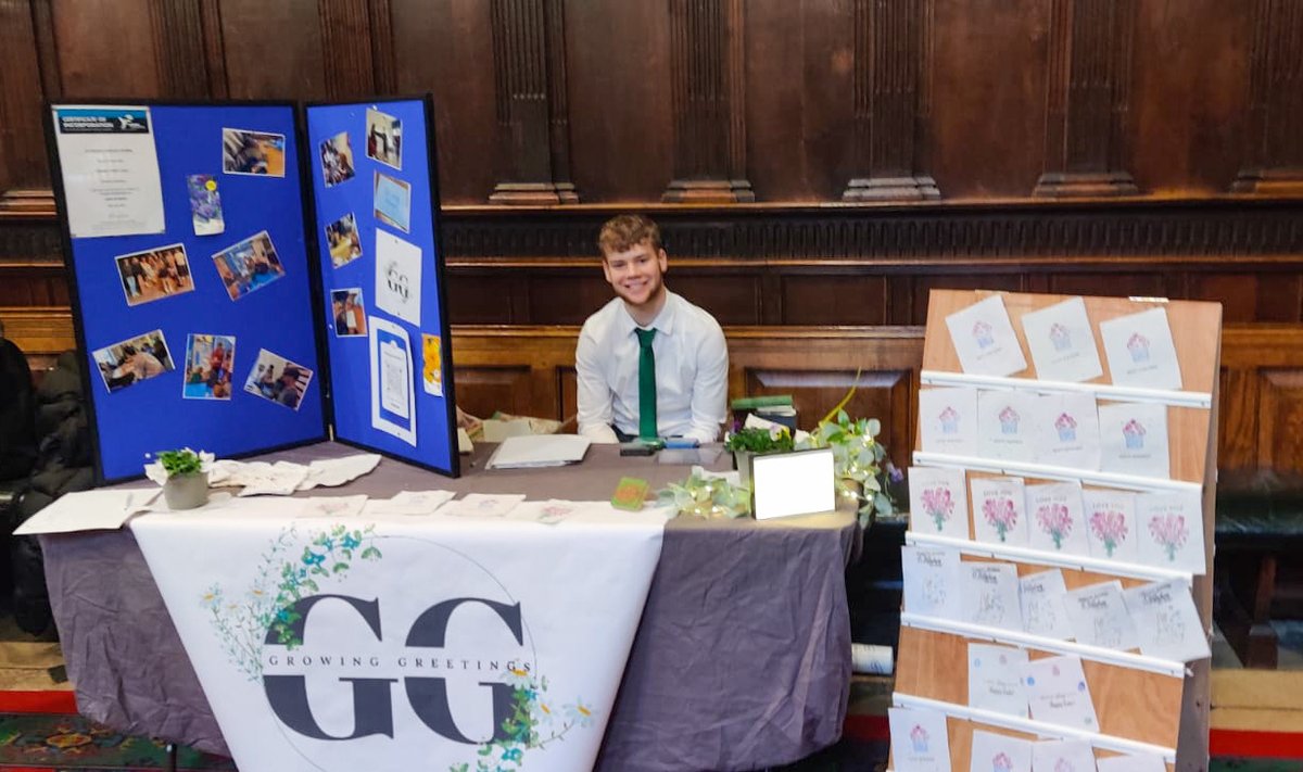 Today is our Spring Trade Fair for the Devon region of Young Enterprise. Our Company Programme students are at the historic Exeter Guildhall, 10 to 2. Free admission!

 #exeter #companyprogramme #exeterguildhall #youngenterprise #business #education #yedevon