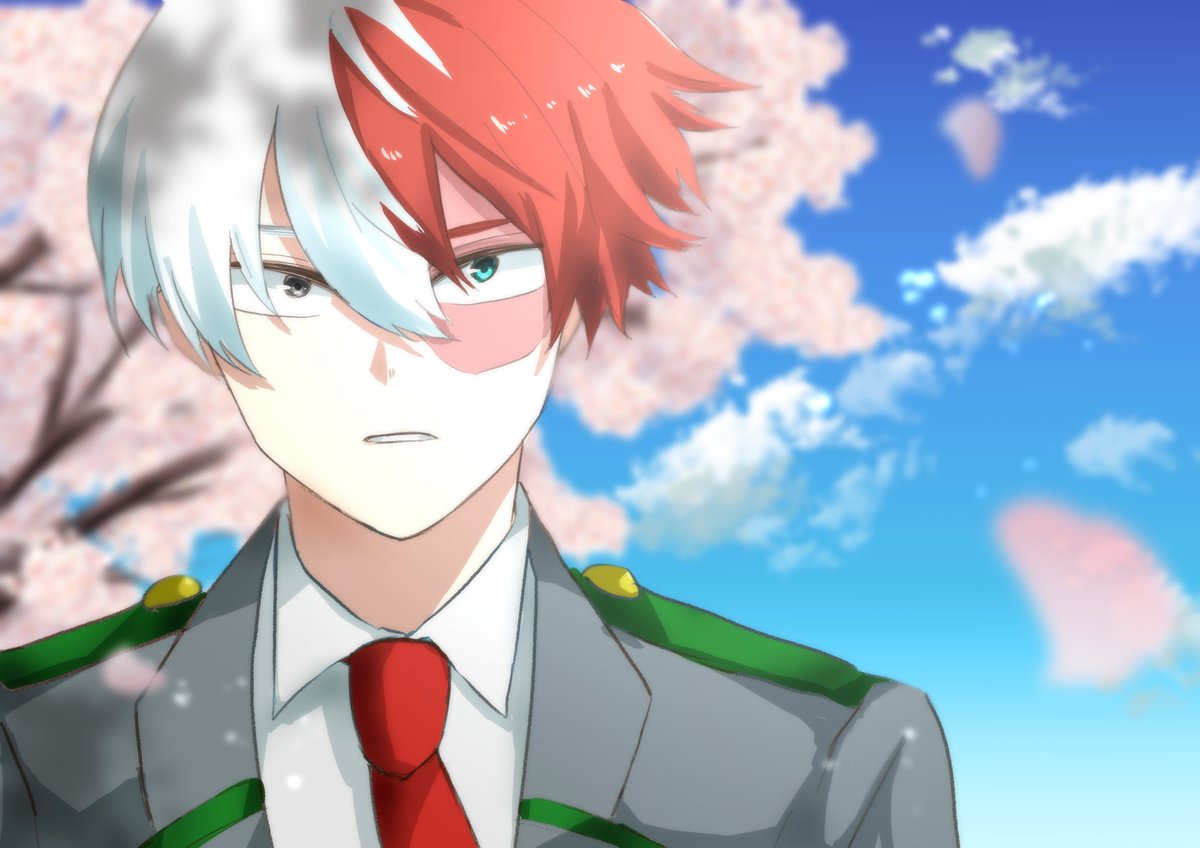 爆豪勝己 ,轟焦凍 「tdbk 卒業伝えておきてぇことがあるリク轟爆で卒業でしたありがとうございました」|蒼▽💥低浮上気味のイラスト