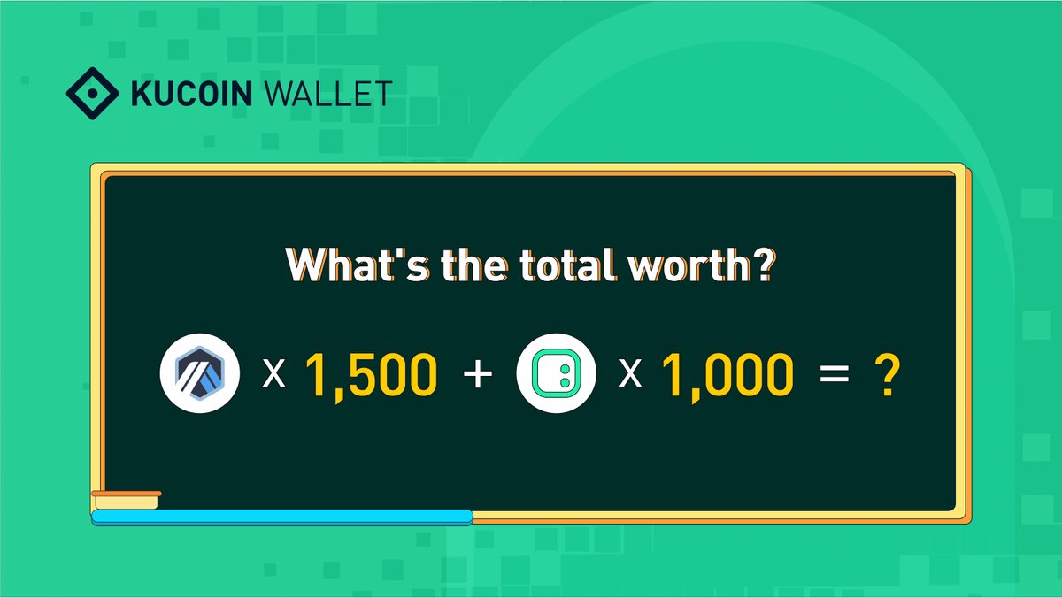 HaloDotSocial's tweet photo. Happy weekend, all #KuCoinWallet FAM!🌴

It’s #Weekendgametime. What may be the total worth if you get the two airdrops of $ARB and $ID?

✅Follow us
✅❤️+ RT
✅Tag 3 friends

Let’s see who can give the most optimal answer!👇 https://t.co/M51dLQzMjr